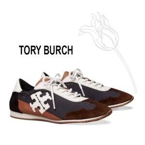 Tory Burch Nylon and Calf Leather sneakers